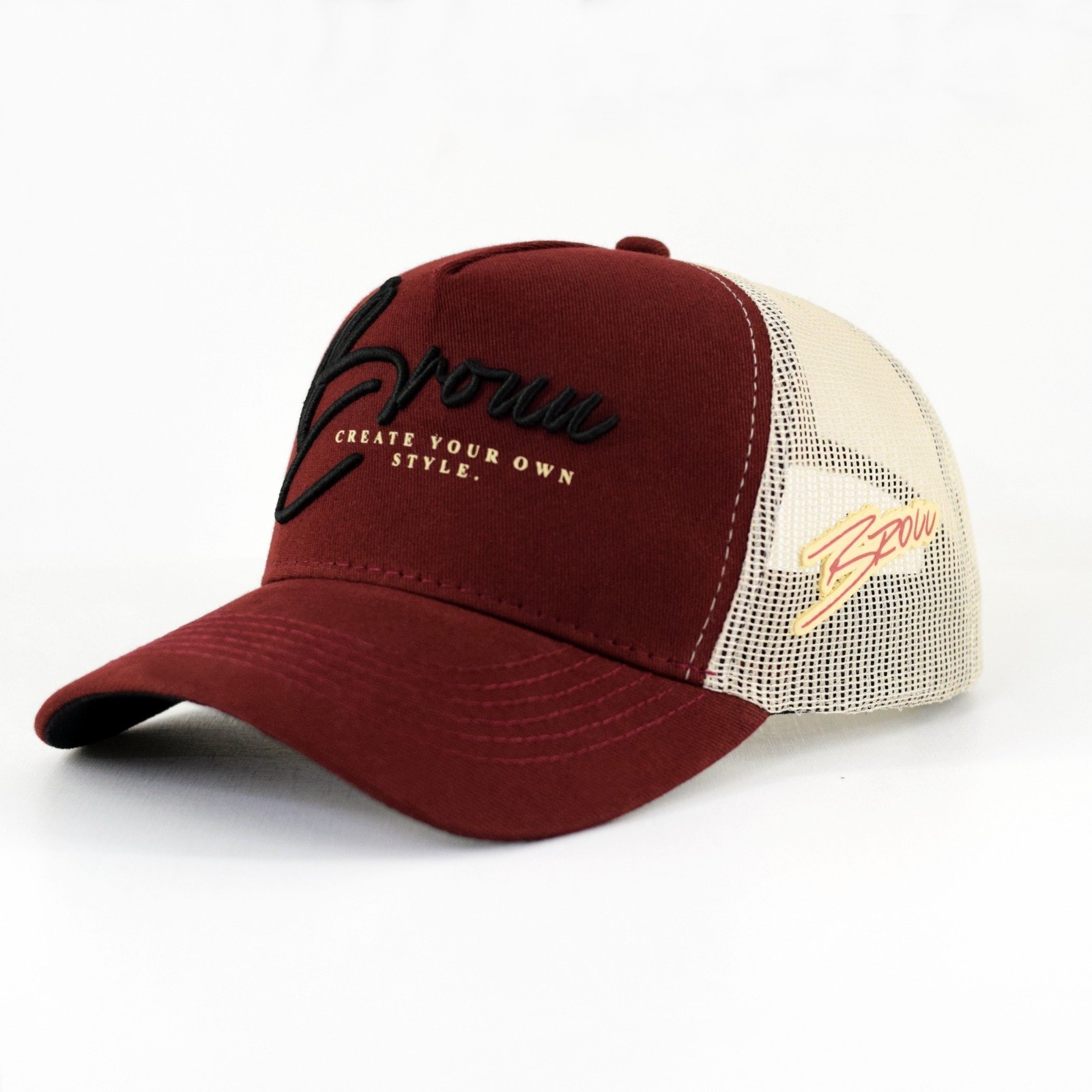 Boné Brouu Trucker Vermelho